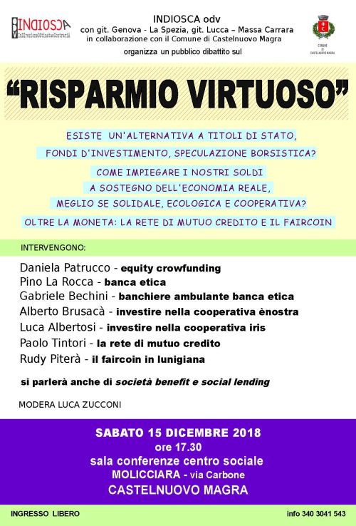 Risparmio Virtuoso - Conferenza